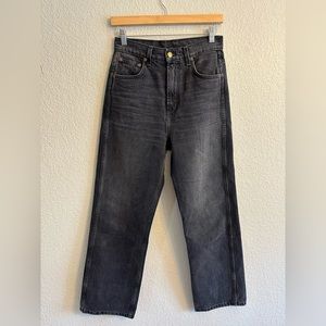 B Sides Plein high-waist straight-leg jeans, size 26